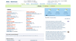 Desktop Screenshot of alfa.elchron.cz